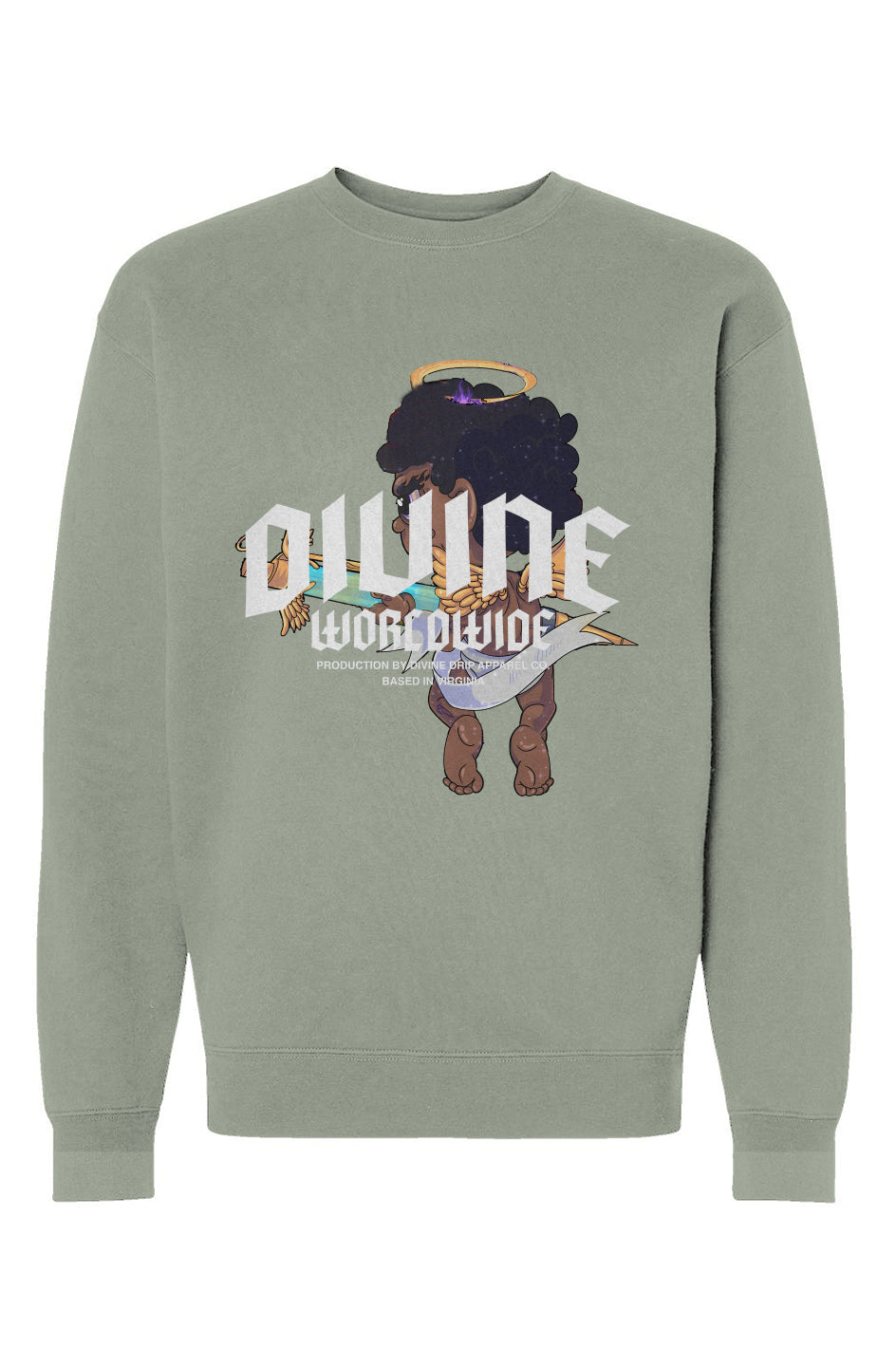 Divine Drip Co Heavyweight Crewneck Sweatshirt