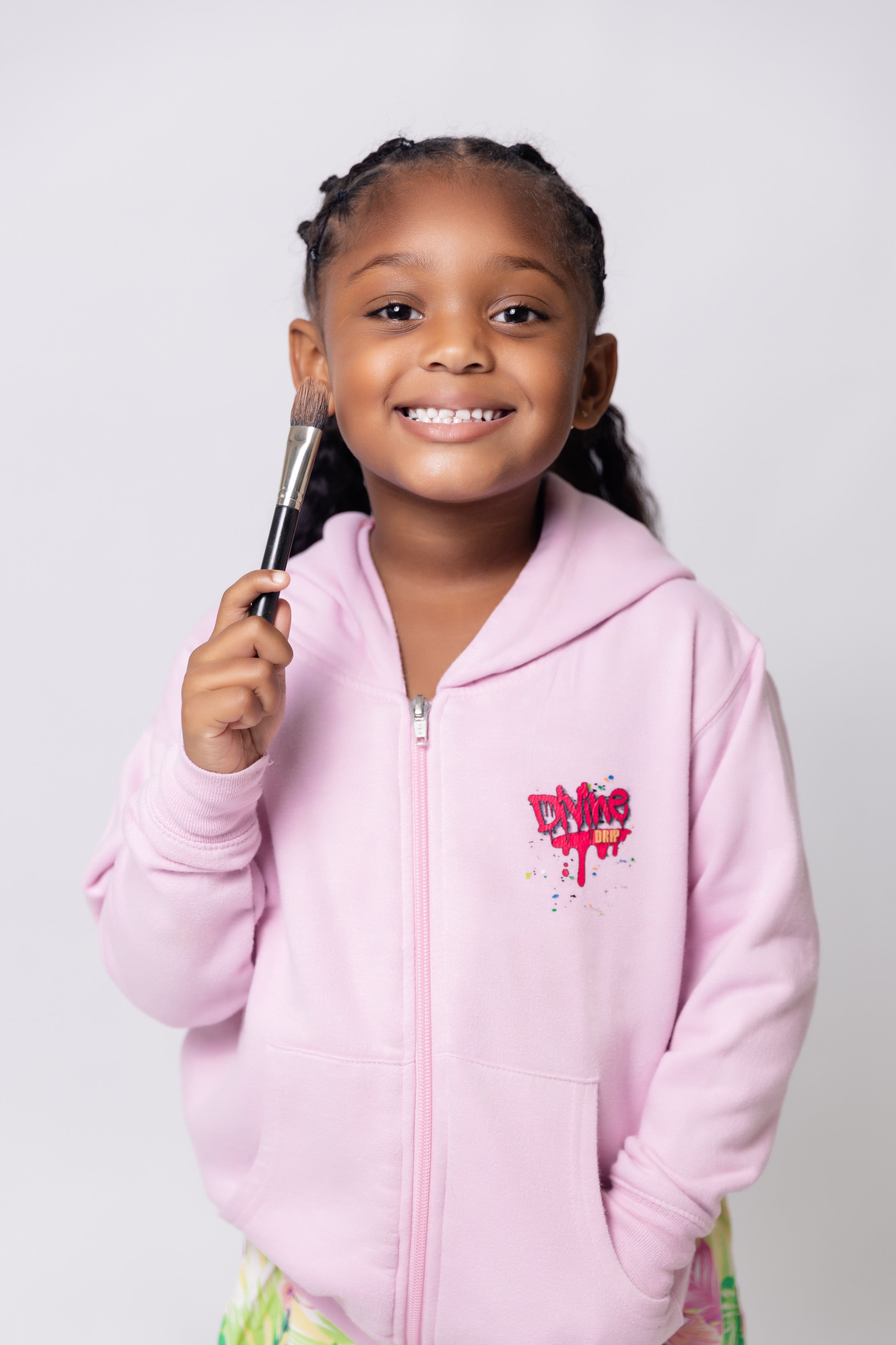 Divine Drip Co. Toddler Full-Zip Fleece Hoodie